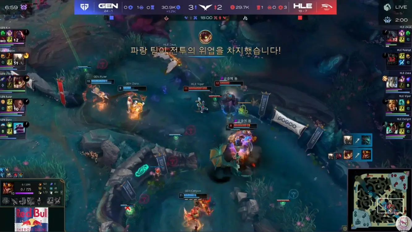 第二赛段的, 韩国LCK, t的状态和